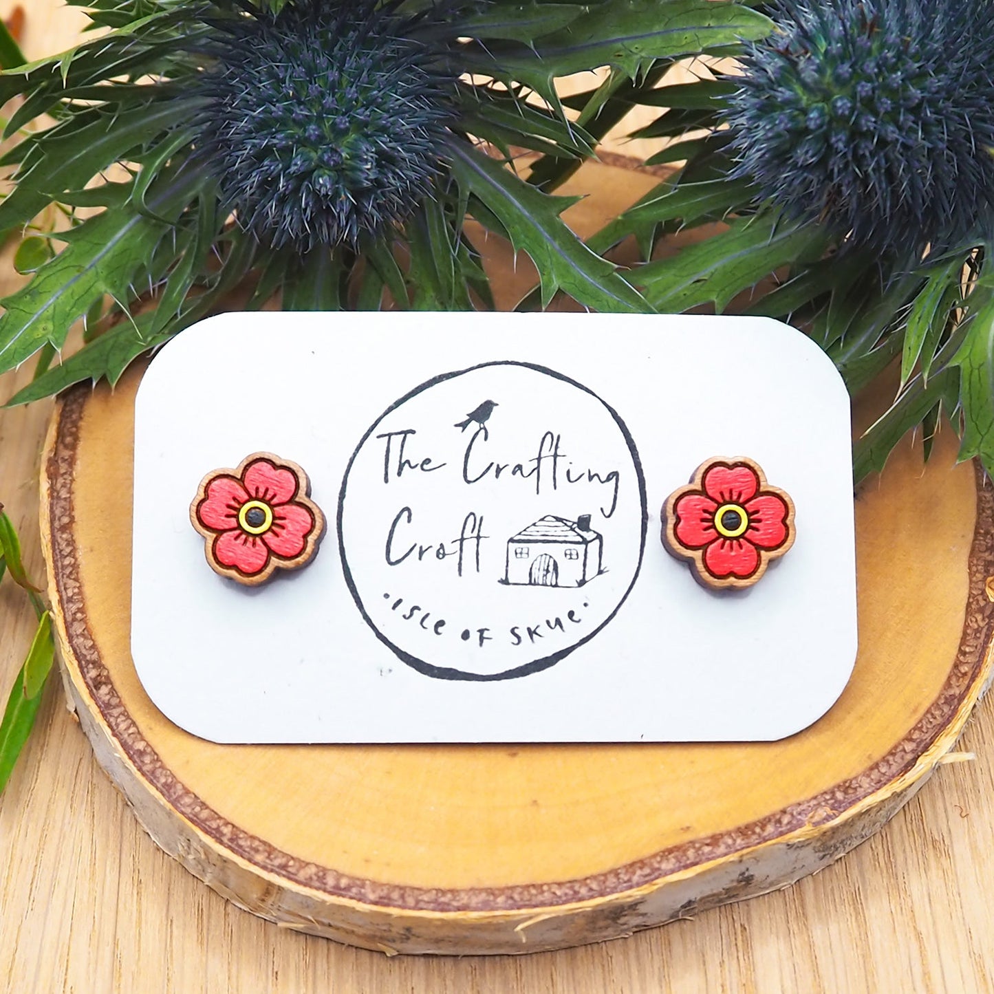 Poppy Stud Earrings