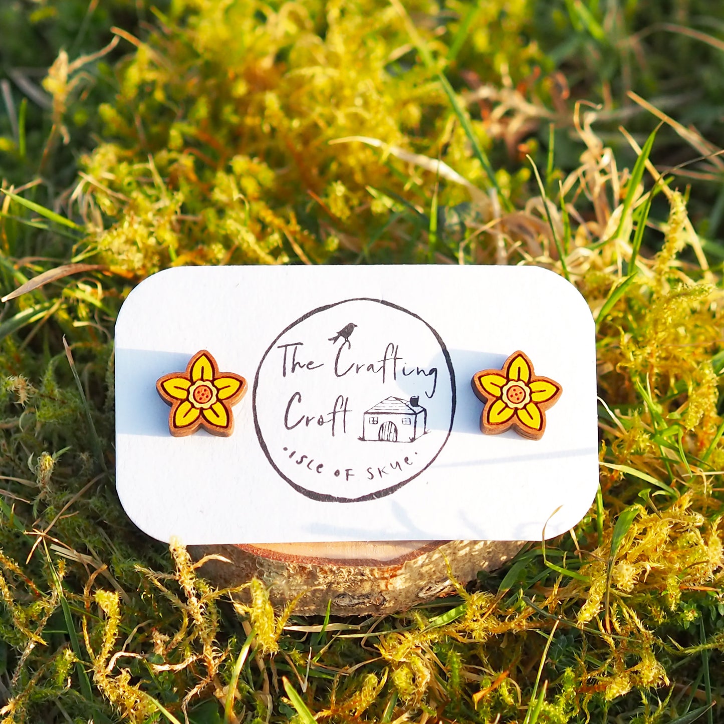 Daffodil Stud Earrings