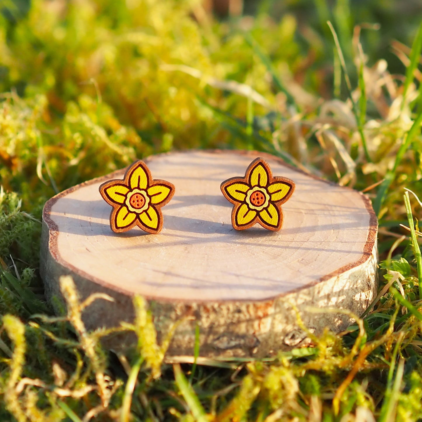 Daffodil Stud Earrings