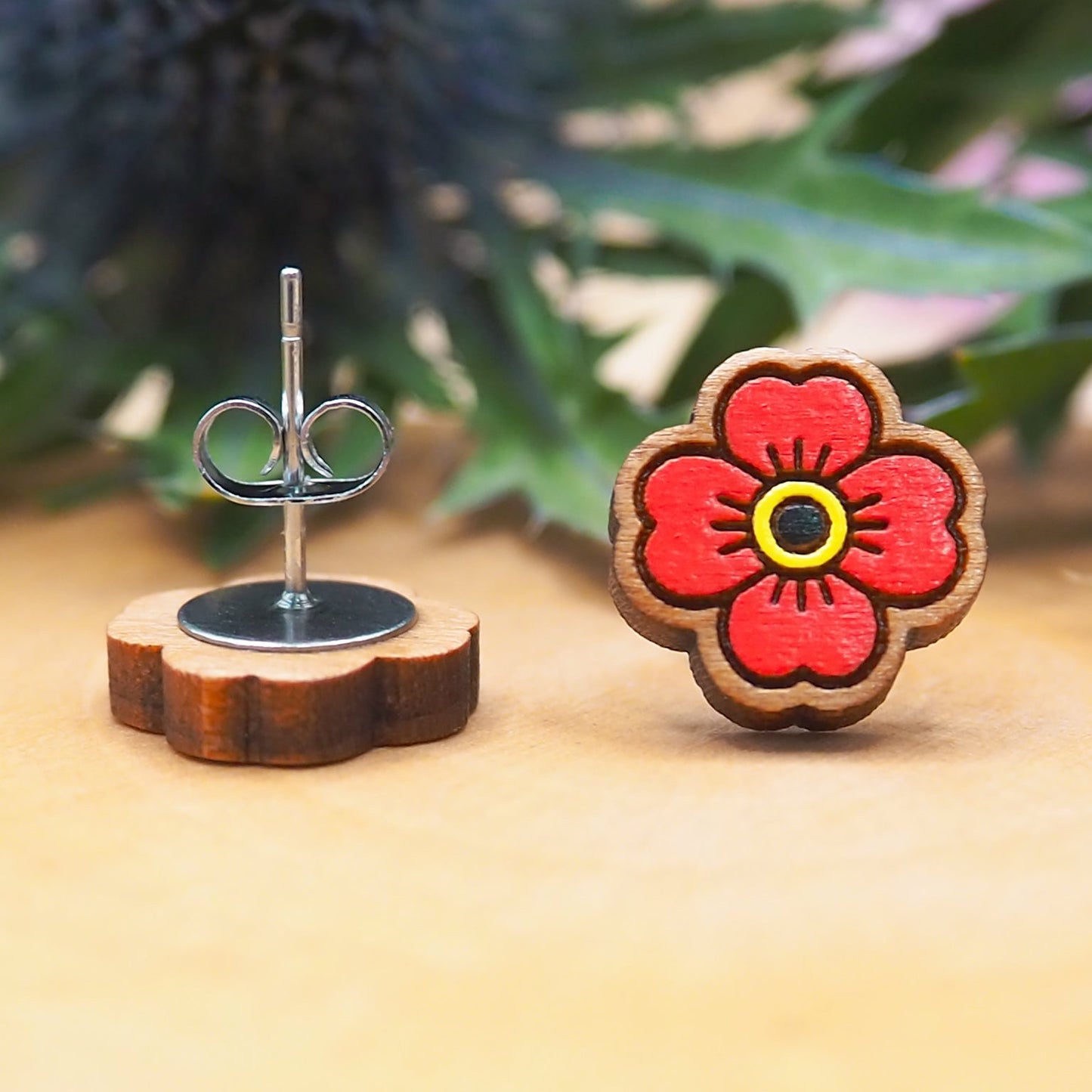 Poppy Stud Earrings
