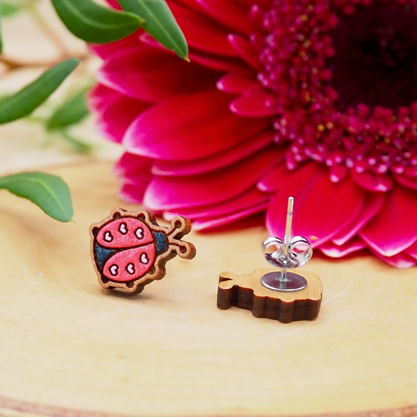 Ladybird Stud Earrings