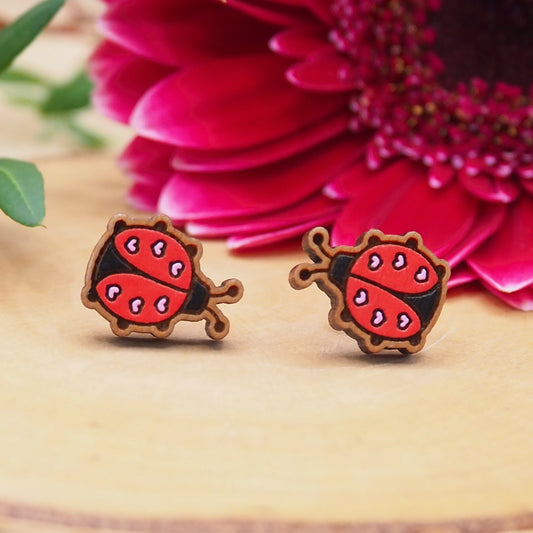 Ladybird Stud Earrings