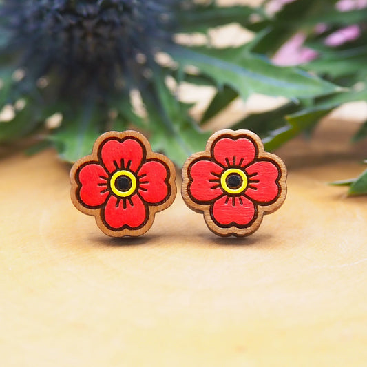 Poppy Stud Earrings