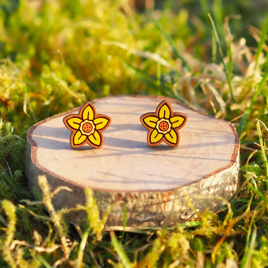 Daffodil Stud Earrings